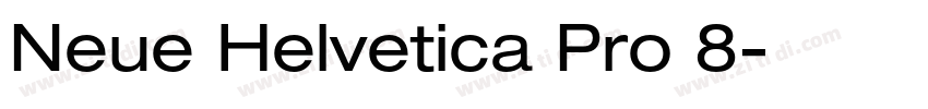 Neue Helvetica Pro 8字体转换